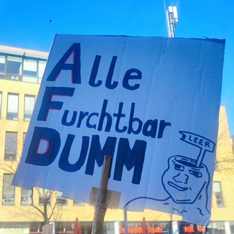 Eine kritische Auseinandersetzung mit der Demonstration gegen Rechtsextremismus in Lünen